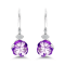 18K White Gold Amethyst and Diamond  10.31ctw