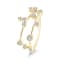 14K Gold Diamond Gemini Zodiac Ring .16ctw