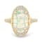 18K Yellow Gold Ethiopian Opal and Diamond Ring 2.78ctw