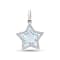 18K White Gold Diamond Star Pendant 1.98ctw