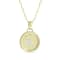 Yellow gold Plate over Sterling Silver Scorpio Zodiac Constellation Pendant