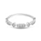 18K White Gold Diamond Ring  .19ctw