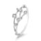 18K Gold Diamond Virgo Zodiac Constellation Ring .13ctw