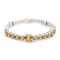 5.00mm and 8.00mm Citrine sterling silver Bracelet