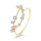 18K Yellow Gold Diamond Capricorn Zodiac Ring .14ctw