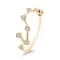 14K Gold Diamond Aquarius Zodiac Ring 0.16ctw