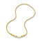Classic Collection Roman Weave Necklace in 22kt gold