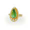 Classic Collection Ring in 22kt & 18kt gold set with Tsavorite
Garnet and Diamonds