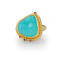 Classic Collection Ring in 22kt & 18kt gold set with Peruvian Opal
and Magenta Sapphires