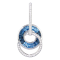 BELLARRI 14kt White Gold Blue Topaz Gemstone Enhancer from the Malibu Collection