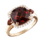 BELLARRI 14kt Rose Gold Garnet Ring from the Forever Young Collection by BELLARRI