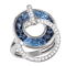 BELLARRI 14kt White Gold Blue Topaz Gemstone Ring from the Malibu Collection