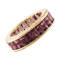 BELLARRI 14kt Rose Gold Rhodolite Ring from the Eternal Love Collection