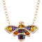 BELLARRI 14kt Rose Gold Multi Color Gemstone Necklace from the Queen Bee Collection