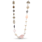 Stephen Dweck Multi-Hued Baroque and Keshi Pearls, Smoky and Rose Quartz
Necklace, Sterling Silver