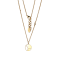 Fine Silver Plated and Gold Flash Cubic Zirconia Cancer Zodiac Star Sign
Pendant Necklace, 16" +2"