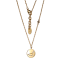 Silver Plated and Gold Flash Cubic Zirconia Capricorn Zodiac Star Sign
Pendant Necklace, 16" +2"