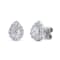 0.50Cts Pear Shaped Lab-Grown Diamond Earrings in 14K White Gold (F-G,
VS-SI, 0.50Cttw)
