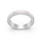 Pink Enamel and Lab Diamond Stacking Ring In Sterling Silver