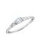 0.30Ct Petite Sideways Pear Shaped Ring with Baguettes on side Lab Grown
Diamond in 14K gold