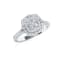 0.53Ct Cluster Fashion Ring Lab Grown Diamond in 10K gold