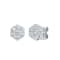 1.05 Cts Round Shaped Lab-Grown Halo Diamond Earrings in 10K White Gold
(F-G, VS-SI, 1.05 Cttw)
