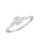 0.30Ct Petite Emerald Cut Shaped Ring with Baguettes on side Lab Grown
Diamond in 14K gold
