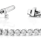 6.00Ct Round Three Prong 7 inch Tennis Bracelet in Lab Grown Diamond in
14K gold.