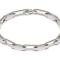 Pink Enamel PaperclipBracelet In Sterling Silver 1.6ctw