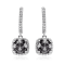 Cushion Cut Black Diamond & Round White Diamond Huggie Hoop Earrings
In 14k Yellow Gold - 3 Cttw
