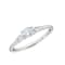 0.30Ct Petite Sideways Oval Shaped Ring with Baguettes on side Lab Grown
Diamond in 14K gold