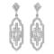 Beverley K 18K White Gold Art Deco Inspired 0.94ctw Diamond Earrings