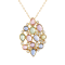 Beverley K 14K Yellow Gold Multi Colored Pendant