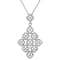 Beverley K 18K White Gold 0.575ctw Diamond Pendant