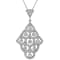 Beverley K 18K White Gold Diamond 1.46ctw Pendant