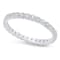 Beverley K 18K White Gold 0.23ctw Diamond Bezel Band