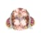 Gin & Grace 14k Rose Gold Morganite With Diamond Ring