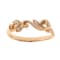 Gin & Grace 14K Rose Gold Natural White Diamonds Ring