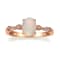 Gin & Grace 14K Rose Gold Opal Ring with Diamond (I1)