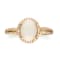 Gin & Grace 14K Yellow Gold Natural Opal Diamond (I1) Twirl Ring