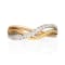 Gin & Grace 14K Three-Tone Gold Natural Diamond (I1) Statement Ring
