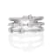 Gin & Grace 18K White Gold Real Diamond Ring (I1)
