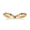 Gin & Grace 18K Yellow Gold Genuine Multi sapphire &
Semi-Precious with Diamond (I1) Ring