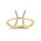 Gin & Grace 10K Yellow Gold Real Diamond Ring (I1)