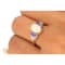 Gin & Grace 14K Yellow Gold Real Diamond Ring (I1) with Genuine
Tanzanite & Australian Opal