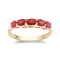 Gin & Grace 10K Yellow Gold Natural Ruby Engagment Ring