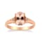 Gin & Grace 10K Rose Gold Morganite and Diamond Ring