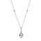 Gin & Grace 14K White Gold Natural White Diamond Pendant