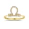 Gin & Grace 10K Yellow Gold Real Diamond Ring (I1)