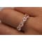 Gin & Grace 14K Rose Gold Real Diamond Anniversary Ring (I1) with
Genuine Morganite